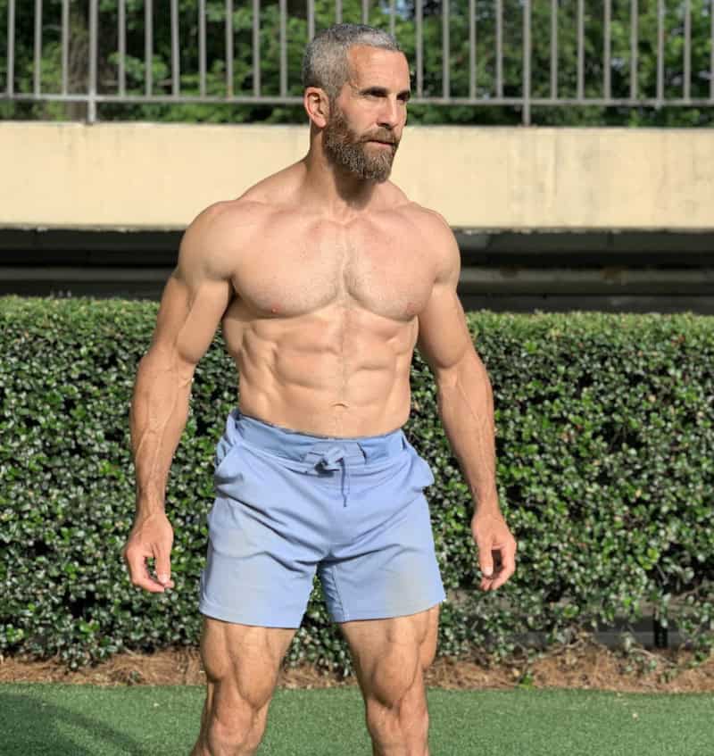 Paul Sklar is rippling with muscles outdoors. His neck muscles look like a cobra ready to strike and kill a Soviet-era tank.