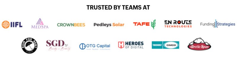 Zoho Meeting is trusted by lots of major brands. 