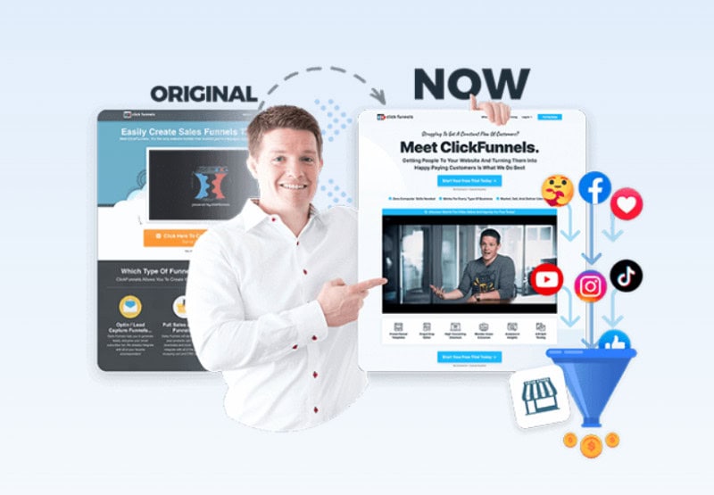 ClickFunnels rebrand that is more user-friendly and visually appealing. 