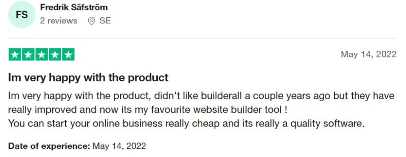 A 5-star Builderall review from someone who has been using the software for a few years. 