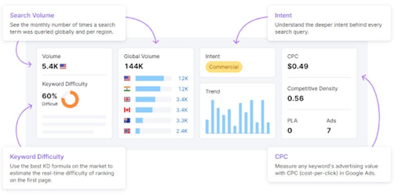 Semrush makes it easy to optimize your travel blog to rank highly on search engines. 