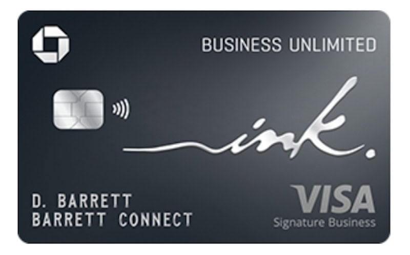 The Chase Ink Business Unlimited credit card is one of the best eCommerce credit cards because it often has huge welcome bonus offers. 