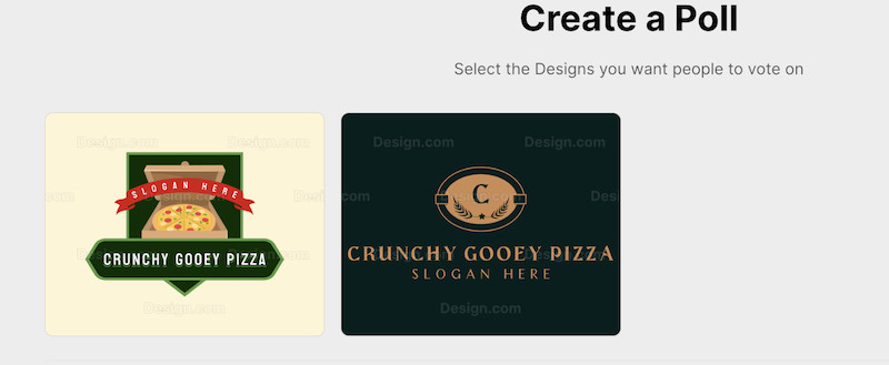 Design.com has tools to let you poll your peers to fin out which logo designs people like best. 