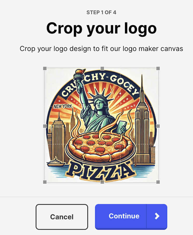 Design.com has tools to crop your business logo design when you upload it to their software. 