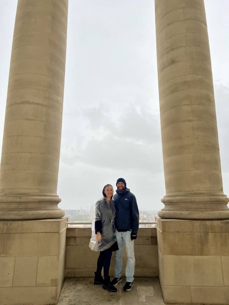 On the rooftop of the Pantheon in Paris. 