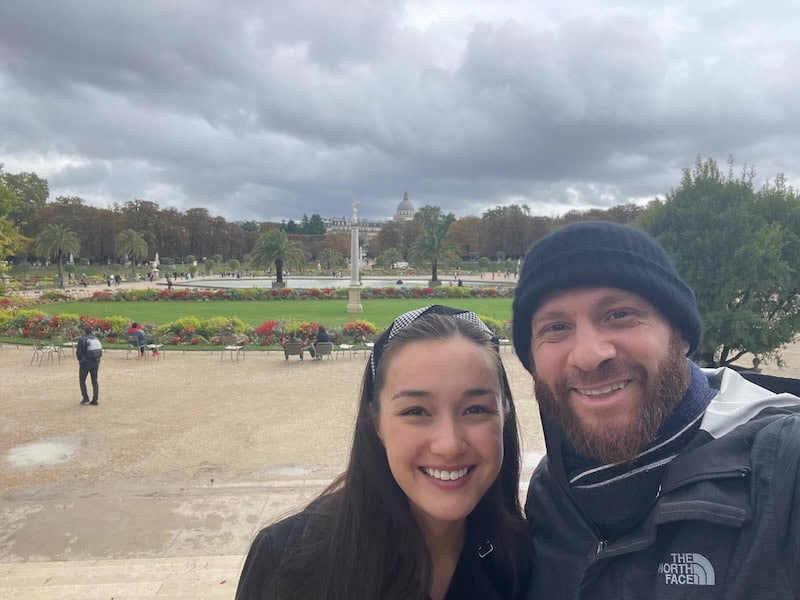 Luxembourg Gardens located in Paris. 